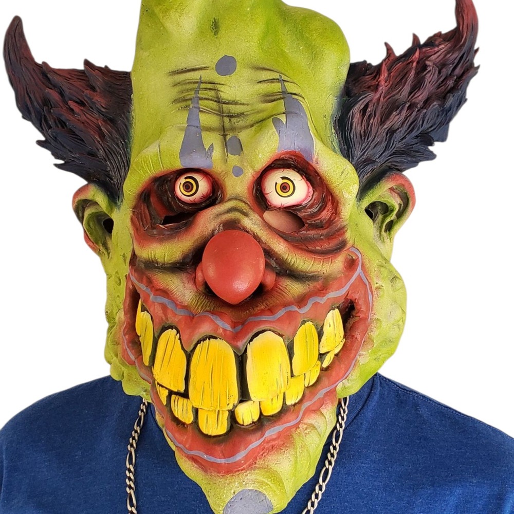 Blobbo Creepy Clown‎ Mask Halloween Horror Prop Costume Party Scary Latex Mask